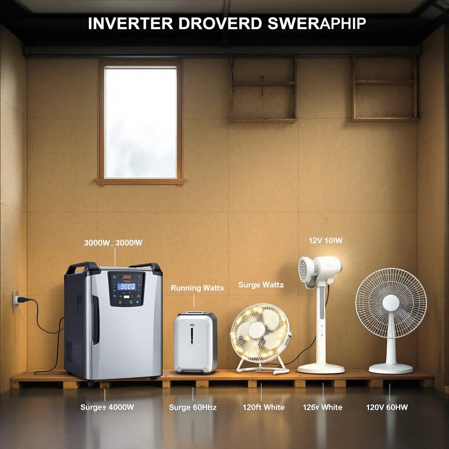 inverter generator power ratings with common appliance usage
