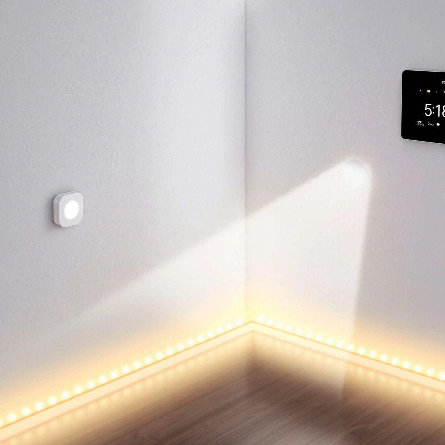 smart lighting with motion sensors and timers
