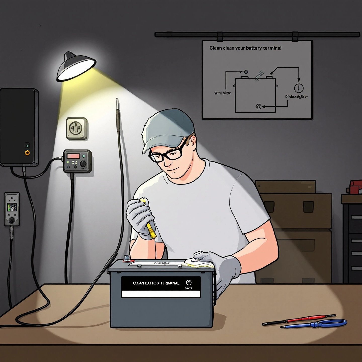 step by step guide for battery maintenance practices