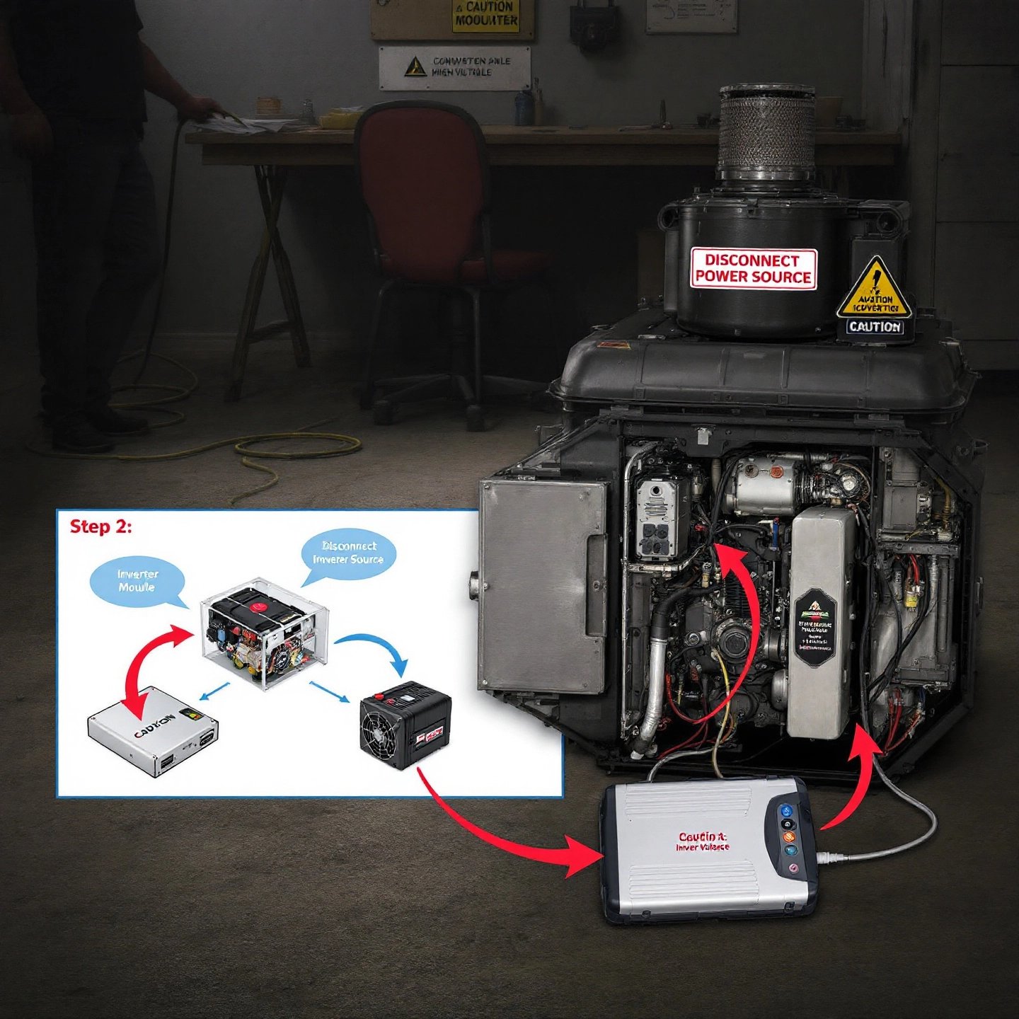 steps to convert a traditional generator to an inverter